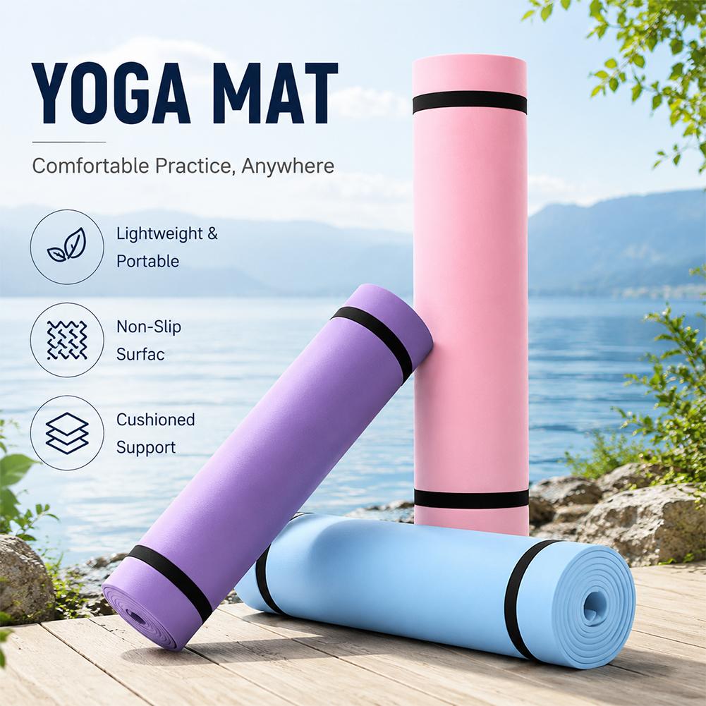 Thick Yoga Mat - 1/2 шт. толстый коврик для йоги,