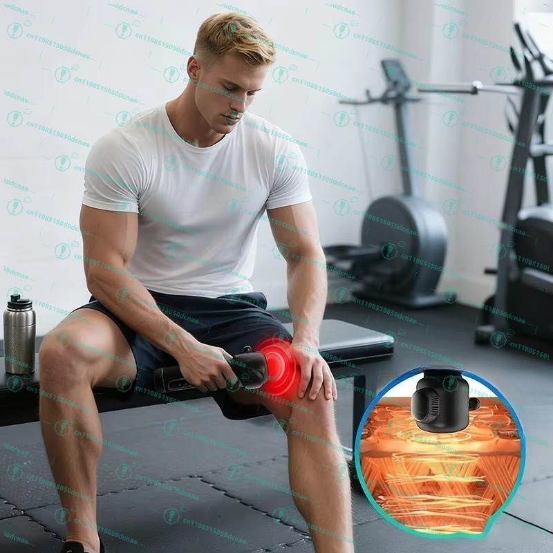 Vibration Massage Gun - Профессиональный 4-головочный вибрационный массажер для глубоких