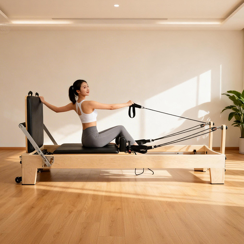 Портативный регулируемый пилат – обзор и цена Yoga Fitness Pilates Reformer