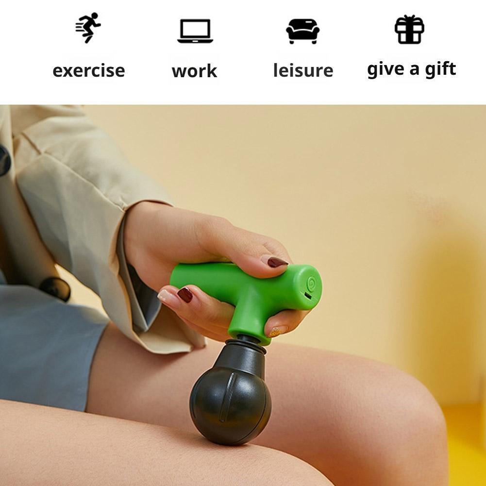 Портативный мини-массажер для  – обзор и цена Vibration Massage Gun