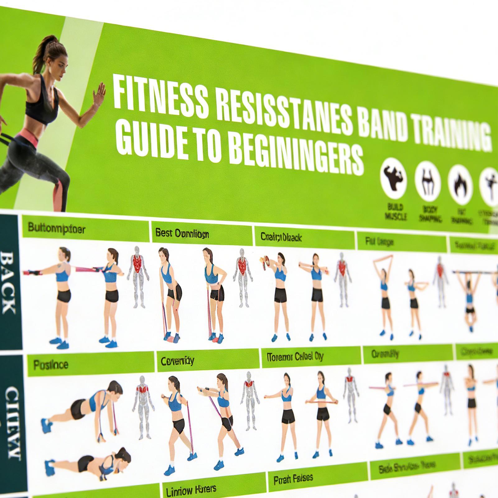 Плакат-схема фитнес-упражнений – обзор и цена Yoga Fitness Health