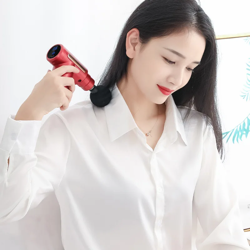 Портативный мини-массажер с US – обзор и цена Vibration Massage Gun