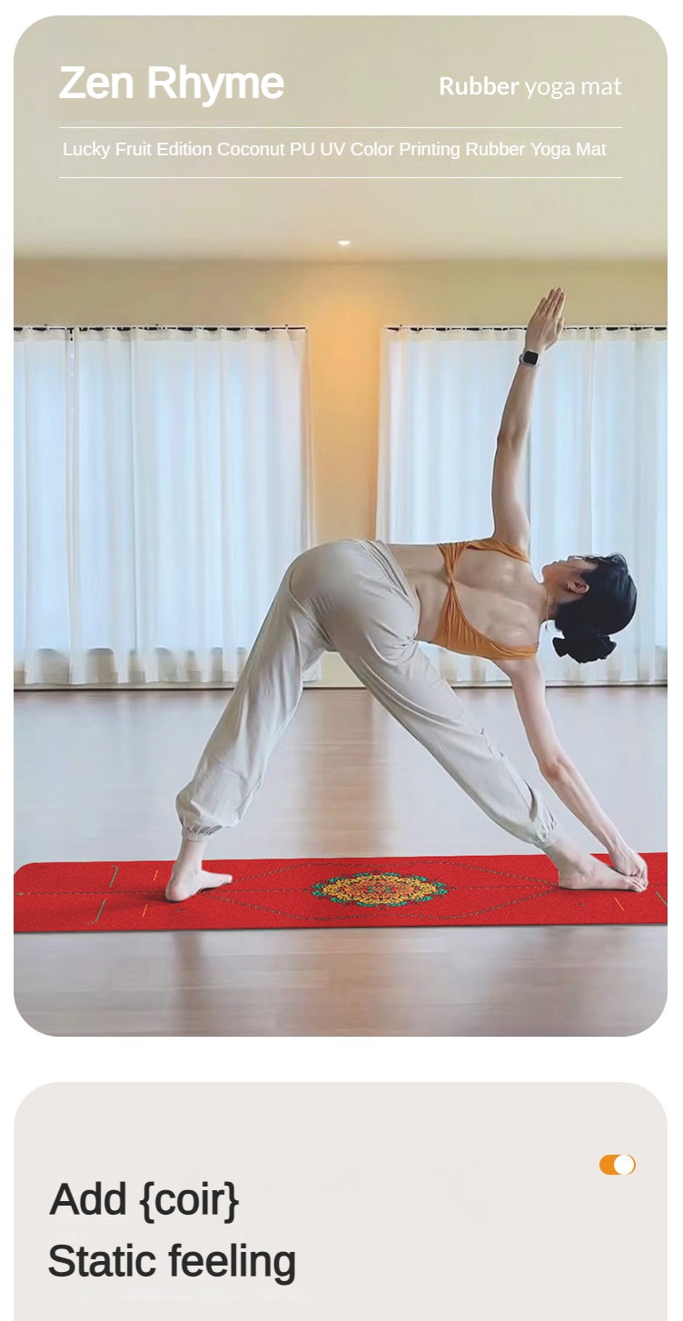 Матовый полиуретановый Коврик  – обзор и цена Thick Yoga Mat