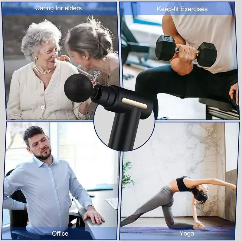 Портативный фасционный пистоле – обзор и цена Vibration Massage Gun