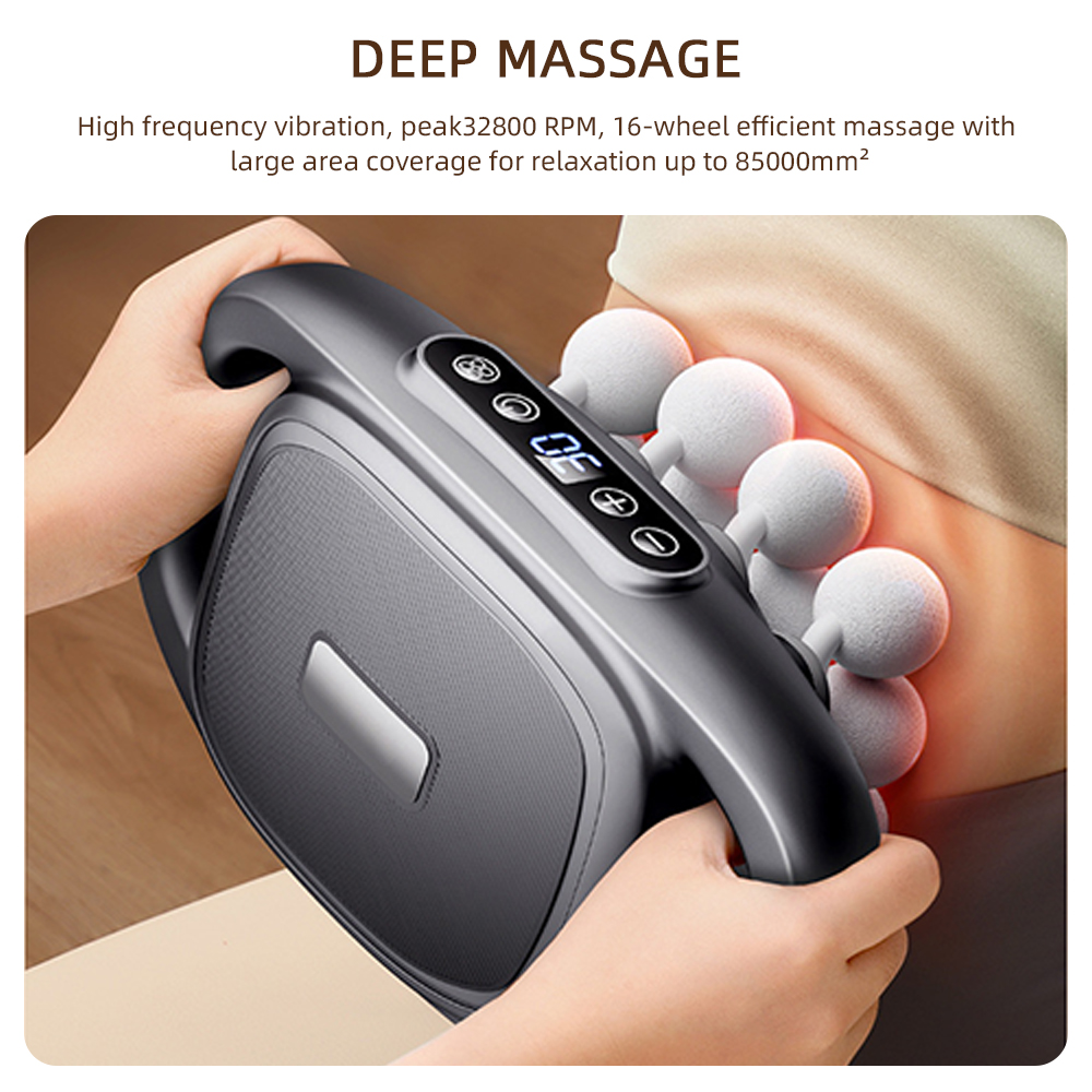 16-головочный фасциальный пист – обзор и цена Vibration Massage Gun