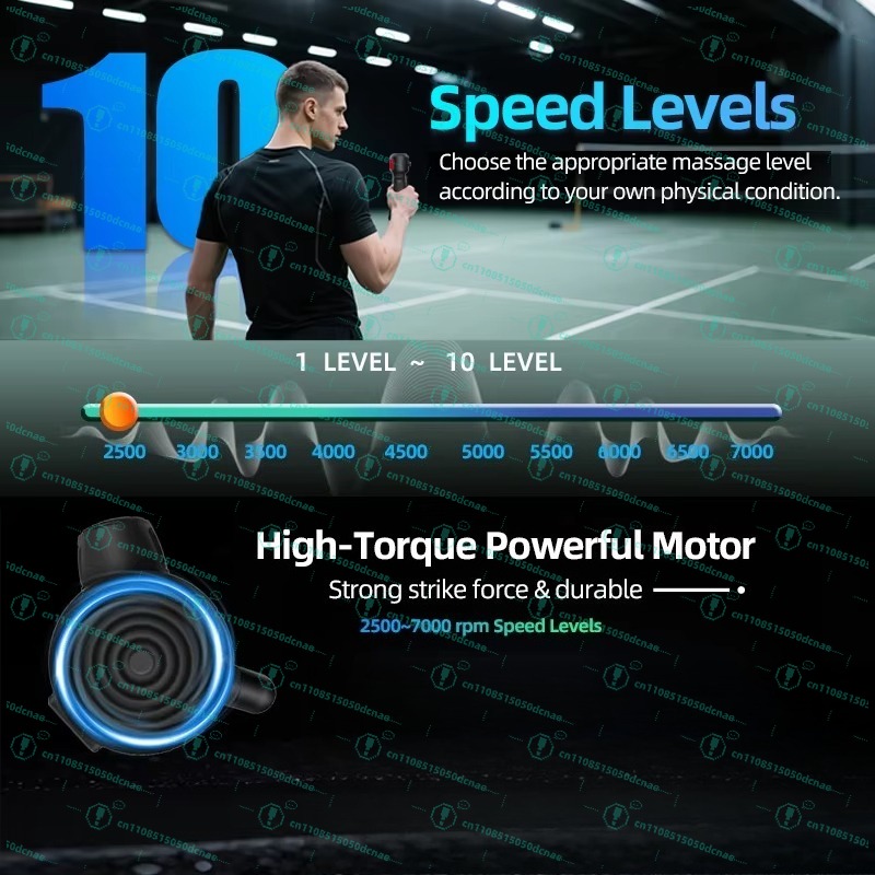 Профессиональный 4-головочный  – обзор и цена Vibration Massage Gun